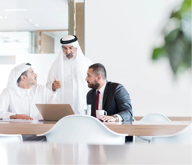 Person reviewing design sketches