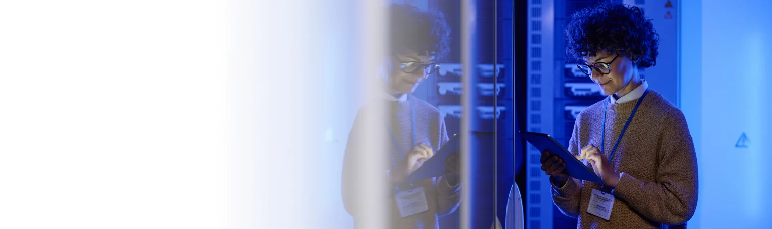 City at night with light trails